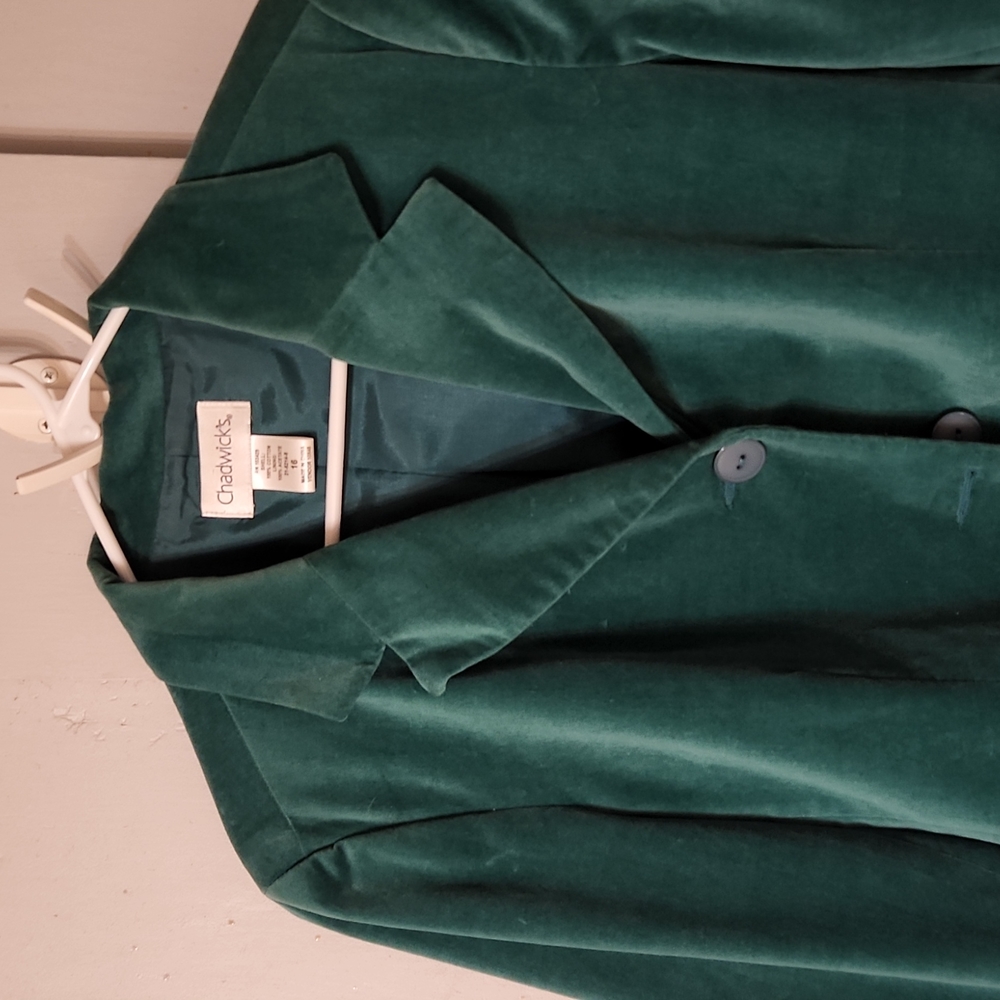 Velvet blazer